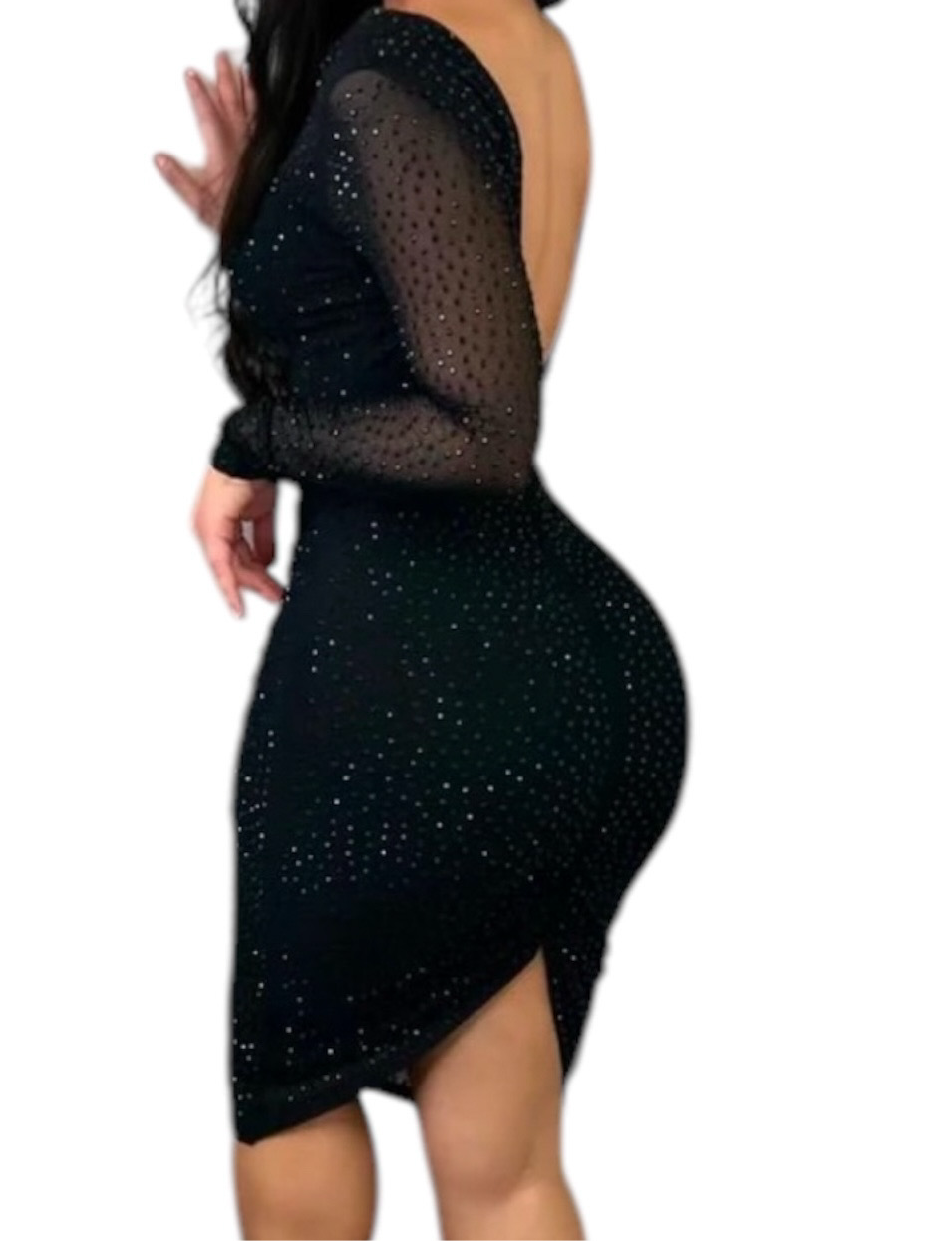 Rhinestone Queen Midi