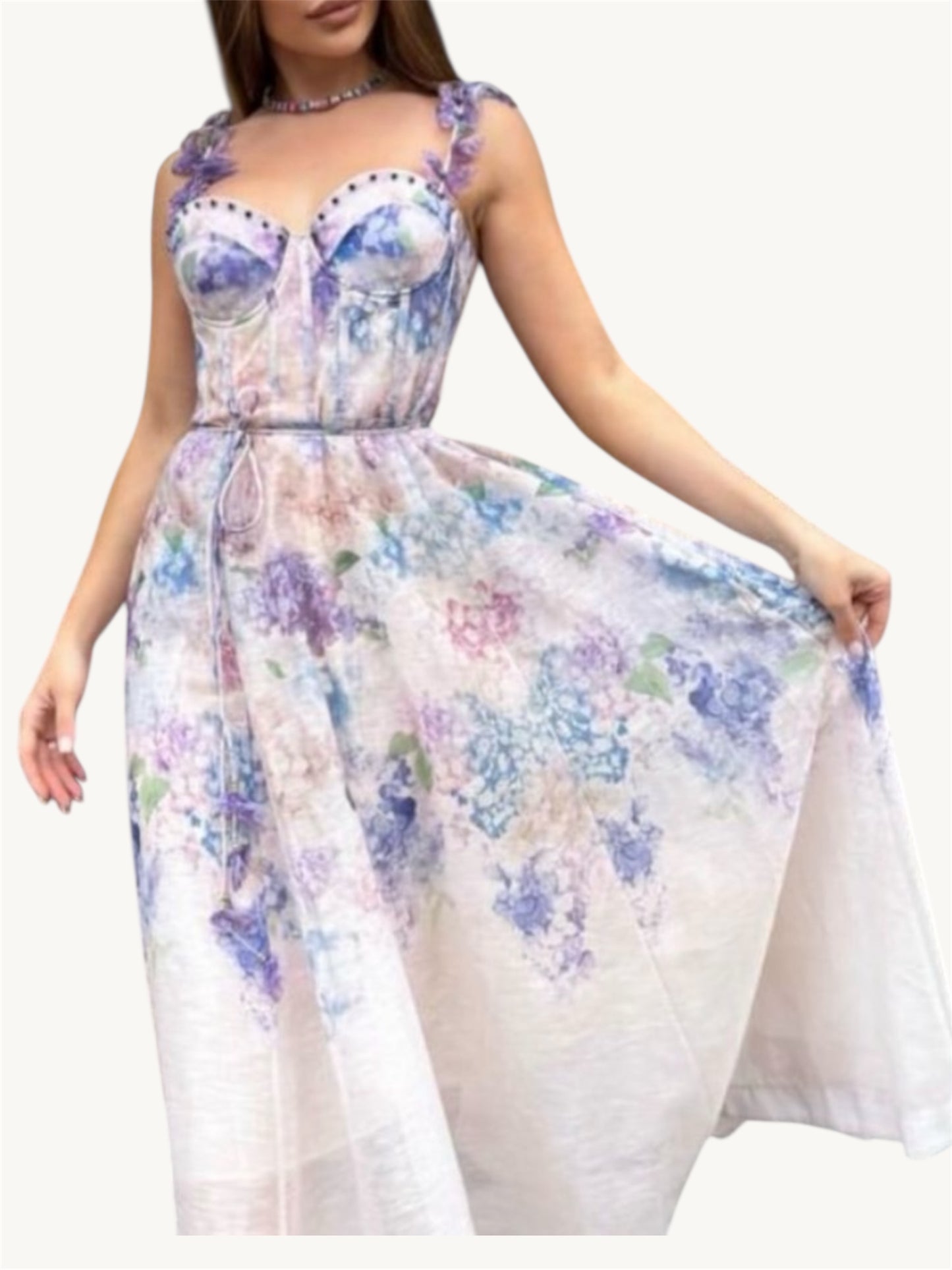 Romantic Sunset Midi Dress