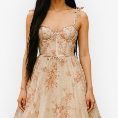 Romantic Sunset Midi Dress