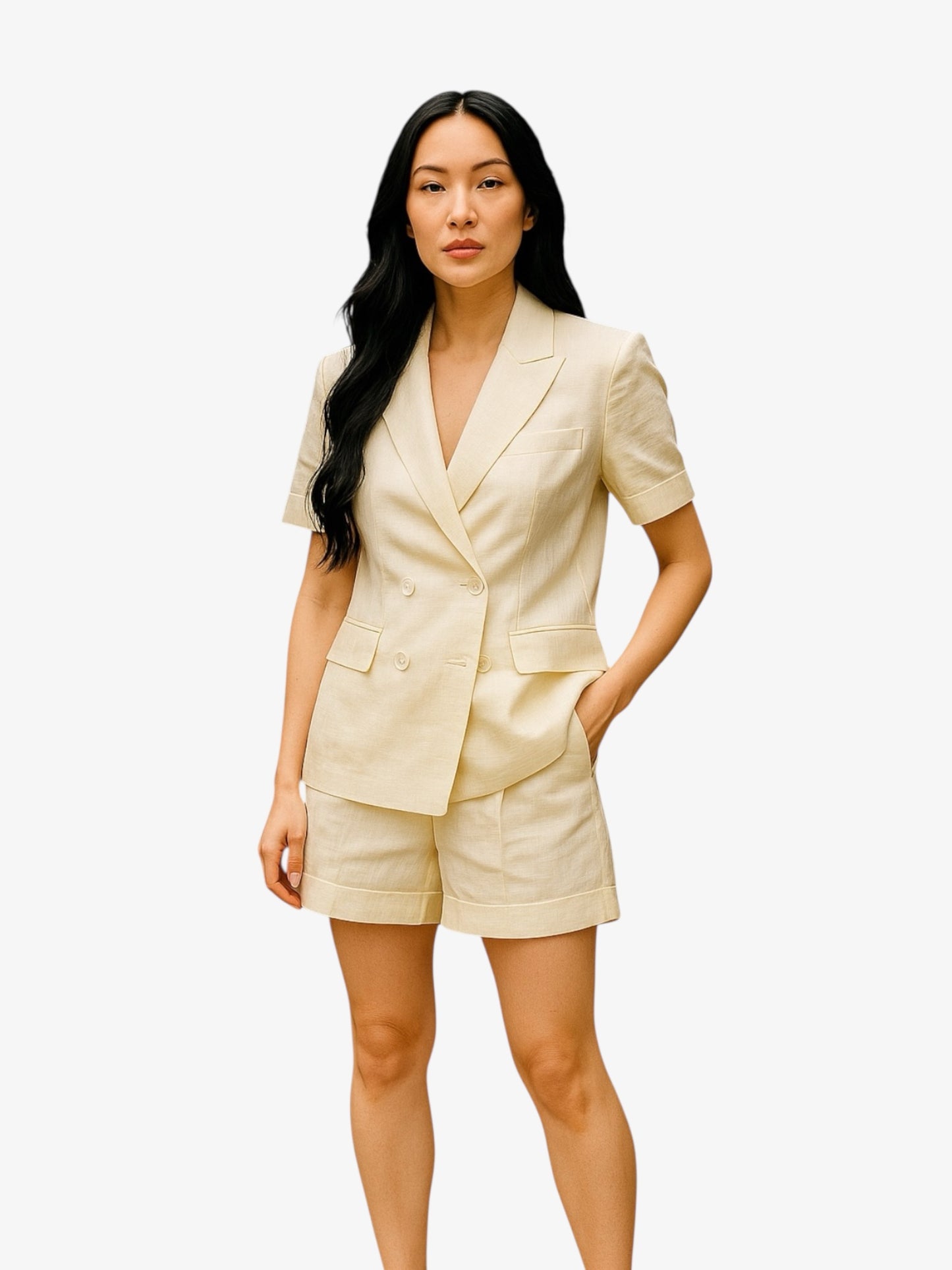 Linen Sophistication Short Set