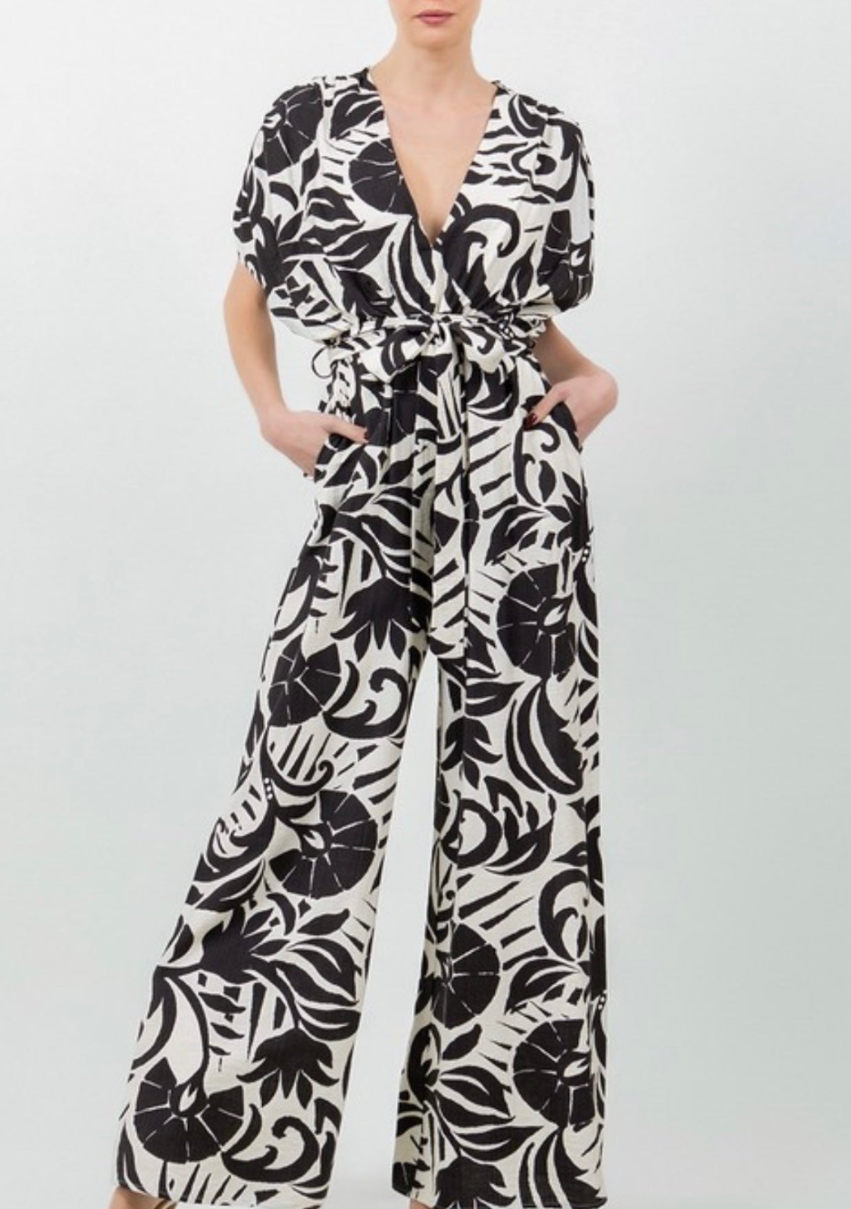Subtle Tropical Jumpsuit