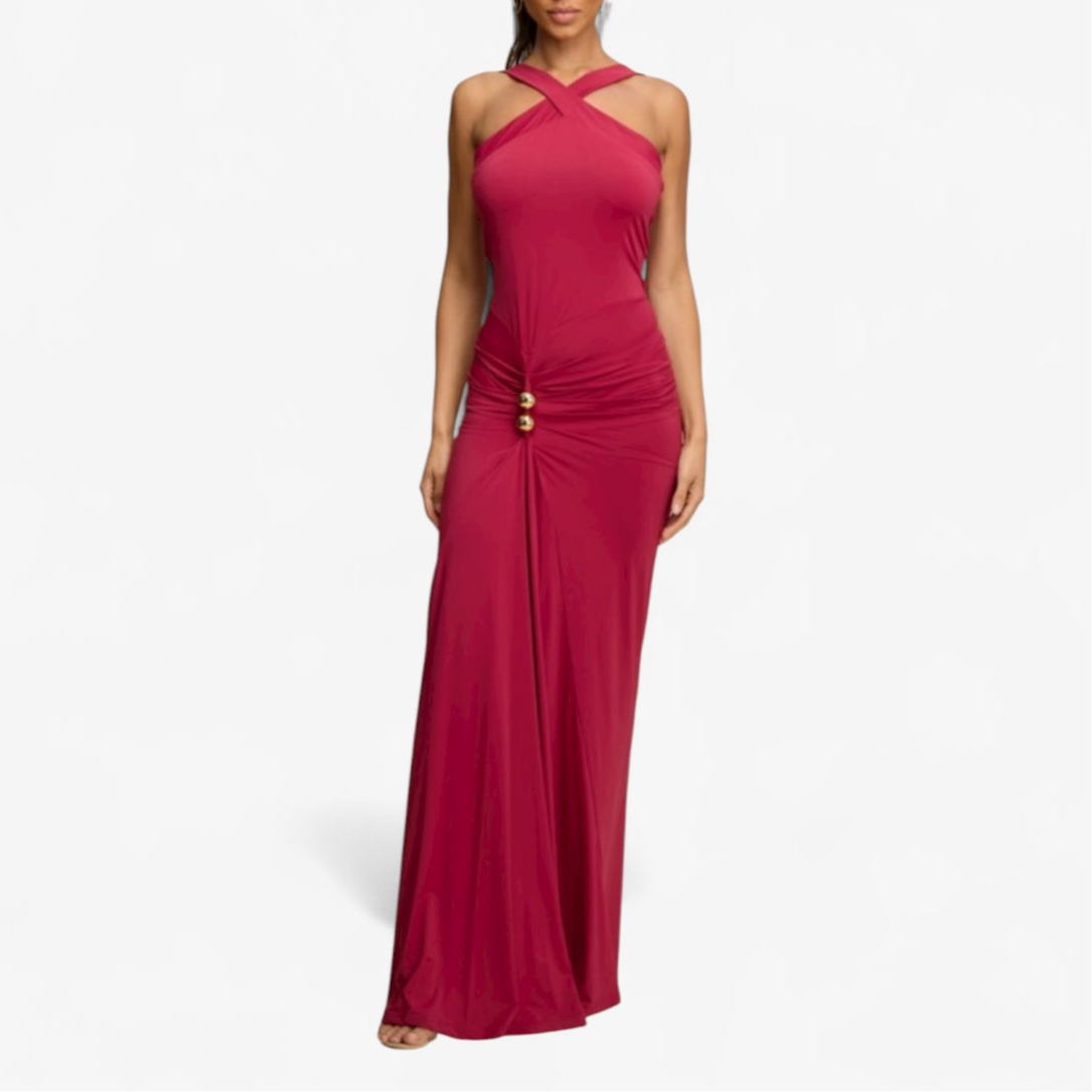 Rouge Diva Maxi Dress