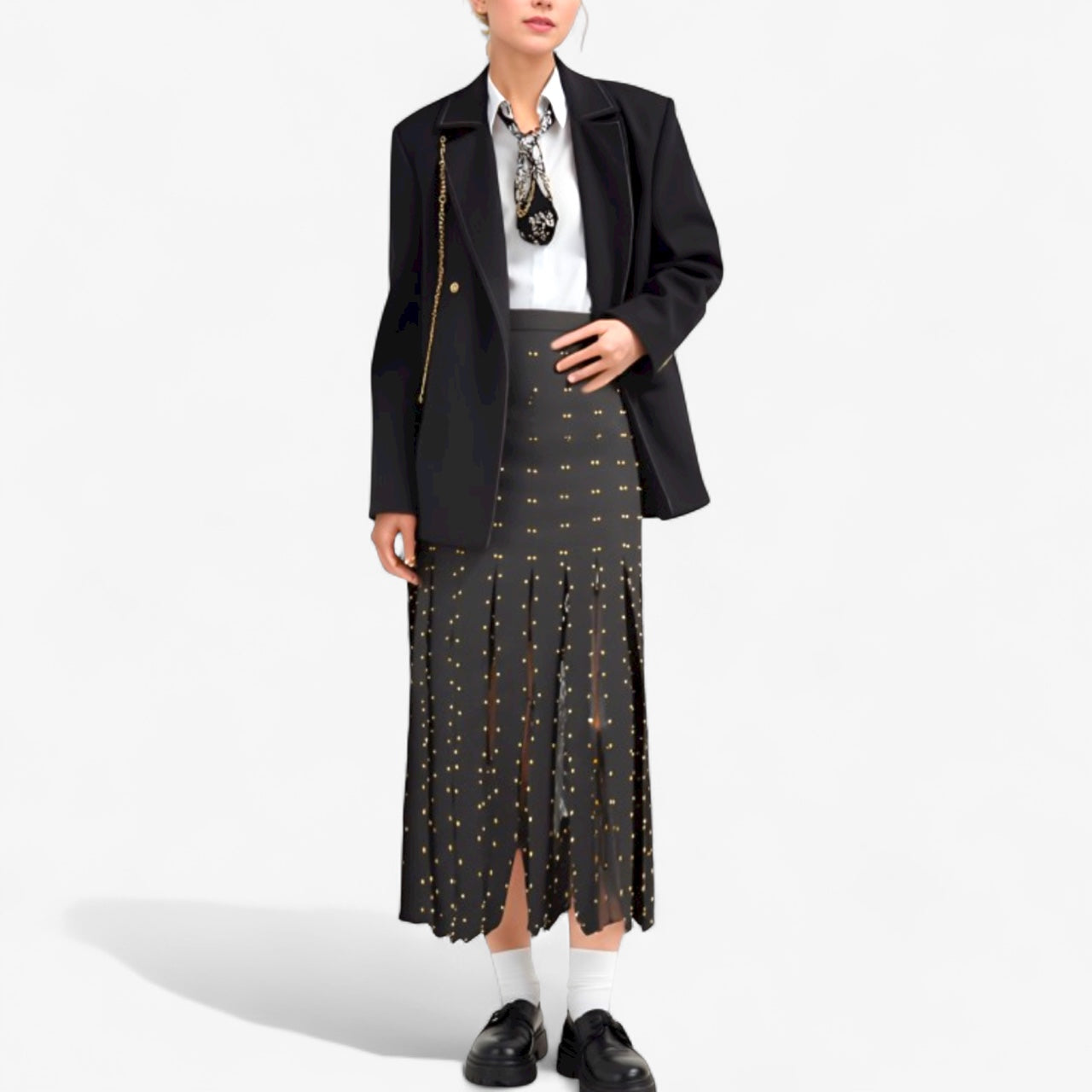 So Sheer Midi Skirt
