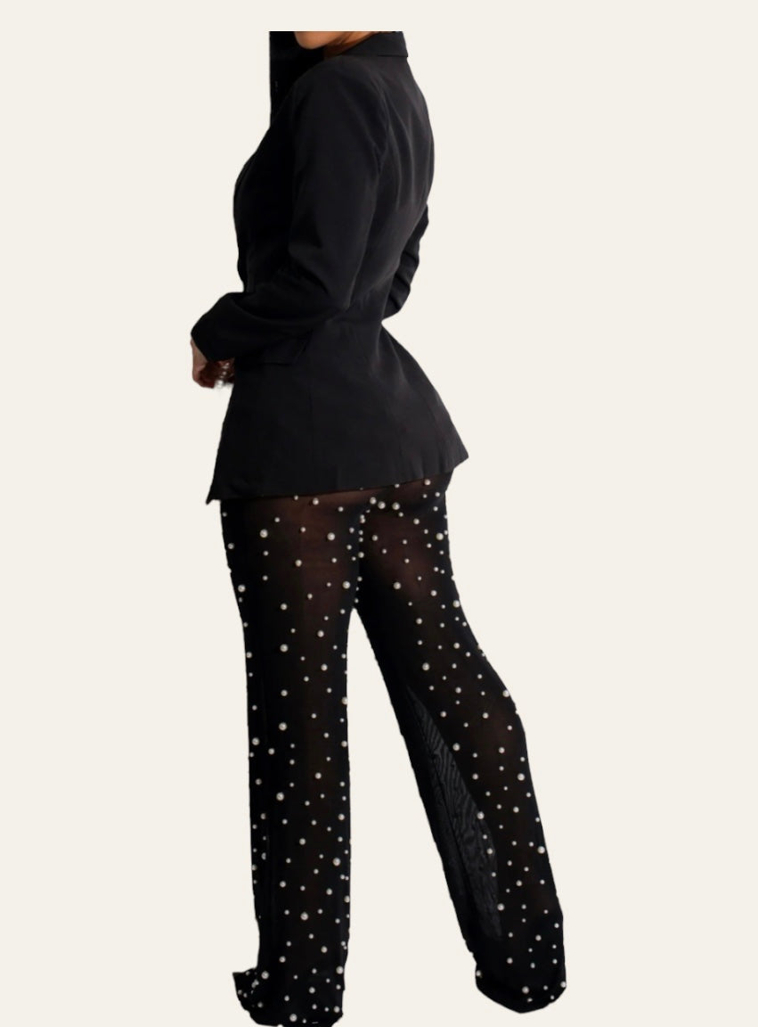 Pearl Up Blazer Set