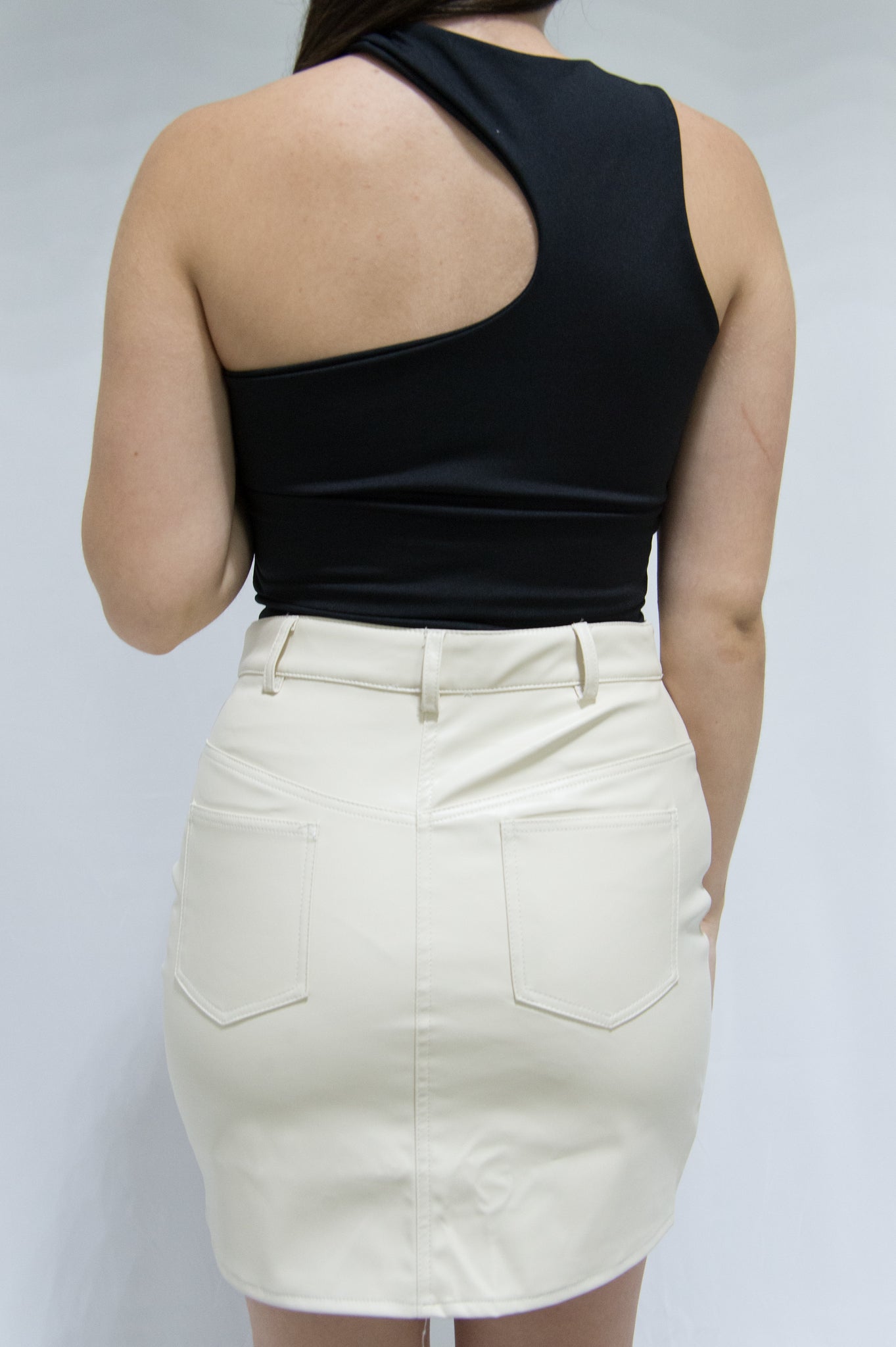 Asymmetric Mini Skirt