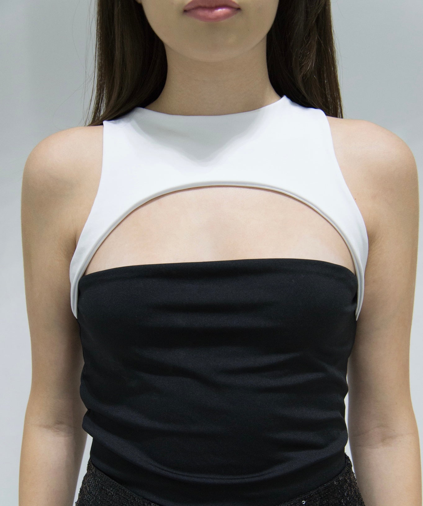 Black and White Tank