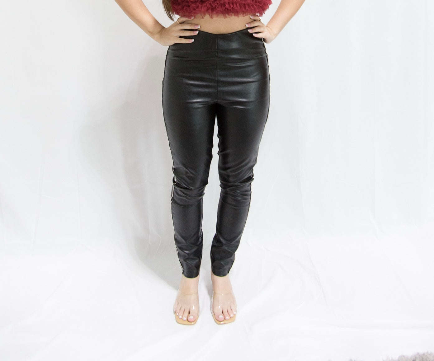Faux Leather Pants