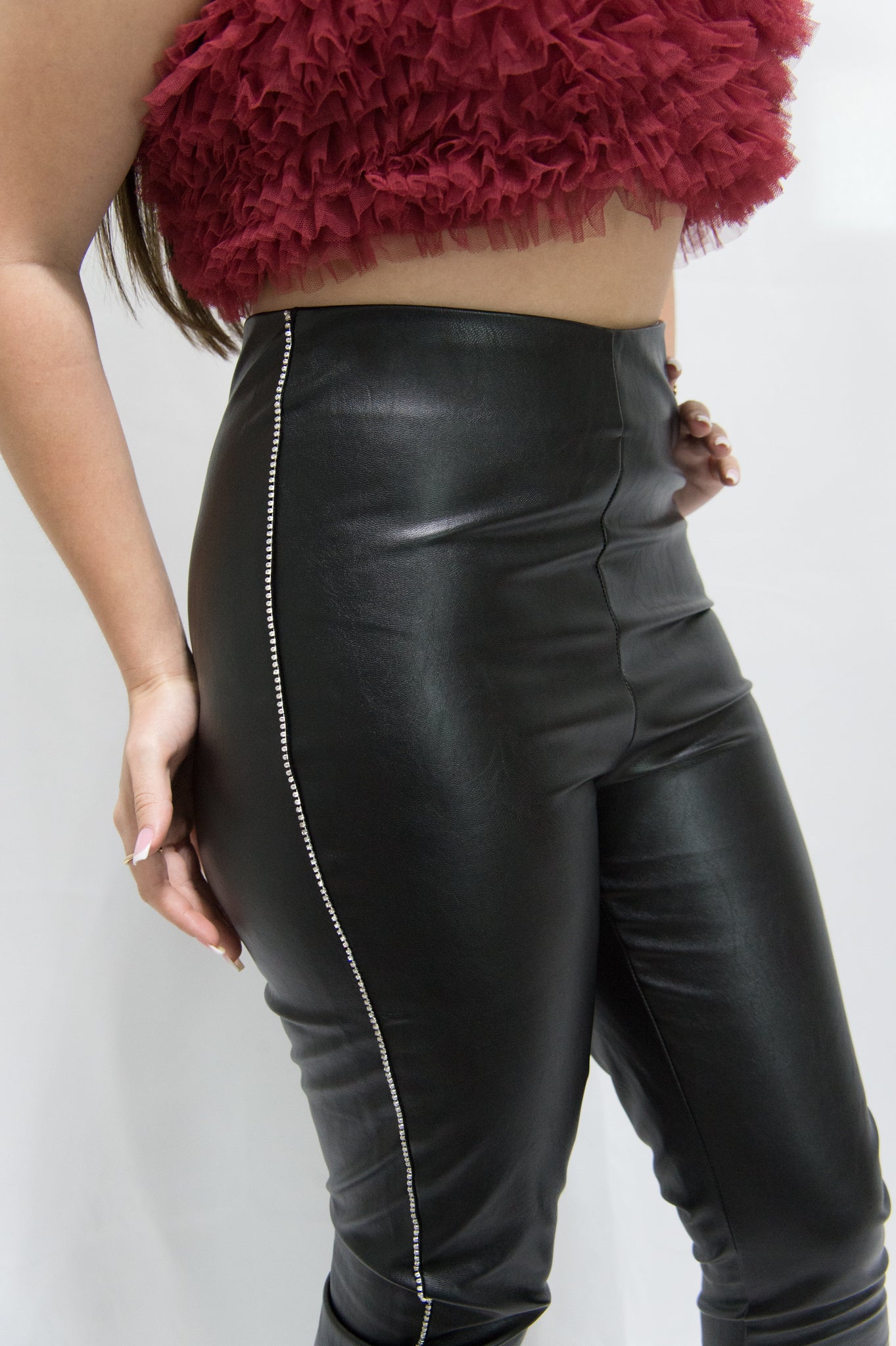 Faux Leather Pants