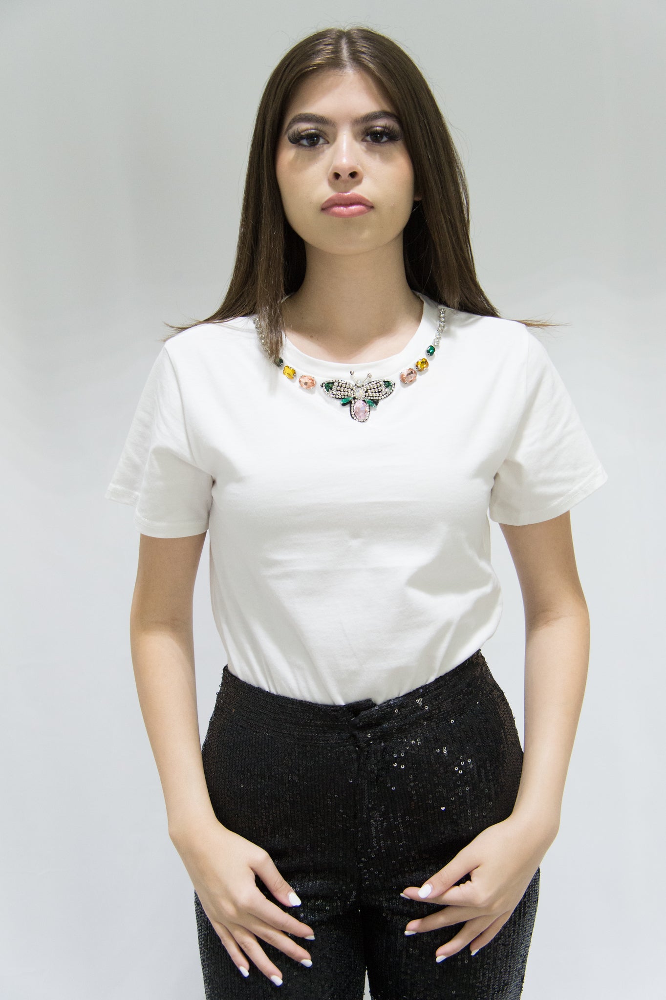 Bee Embellished T-shirt