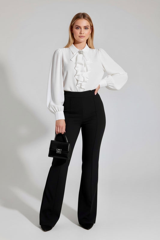 Royal Black and White Jumpsuit