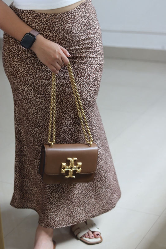 Leopard Midi Skirt