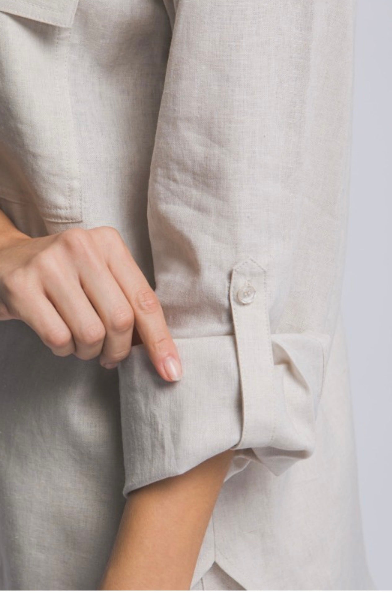Resort Top Linen Button-up