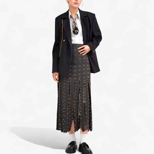 So Sheer Midi Skirt