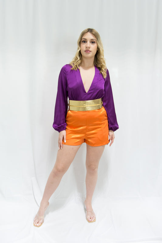 Vibrant Fall Romper