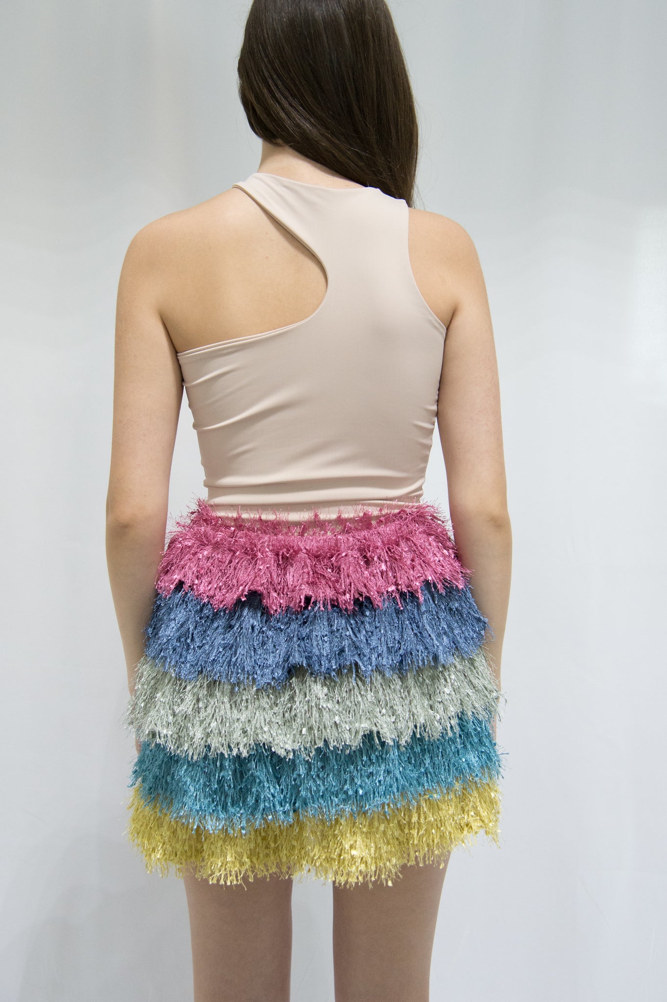 Party Multicolor Mini Skirt